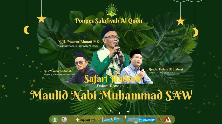 Safari Hadiri Maulid Nabi Muhammad SAW 2025 di Ponpes Al Qodir, Al Anwar, dan Al Mahali
